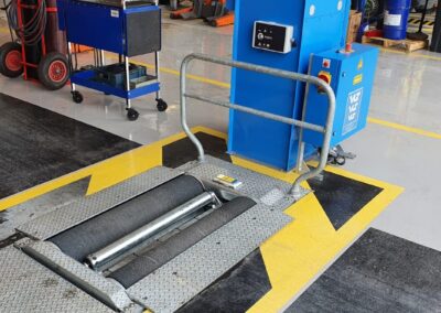Rolling road installation