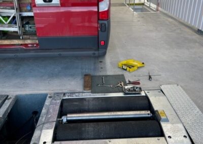 Rolling road installation