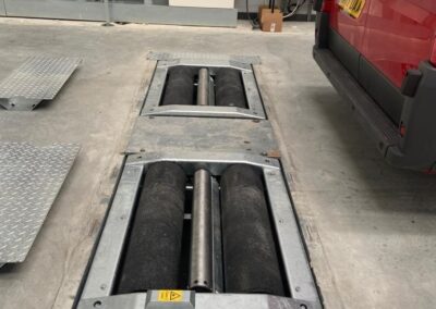 Rolling road installation