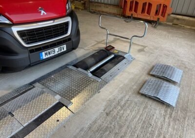 Rolling road installation