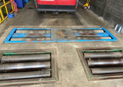 Rolling road repair work