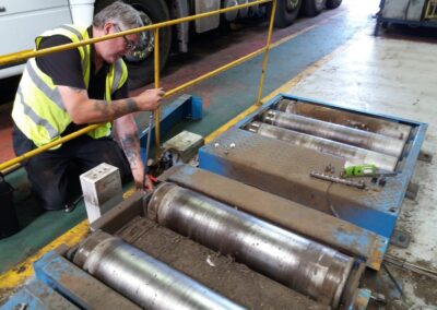 Rolling road repair work