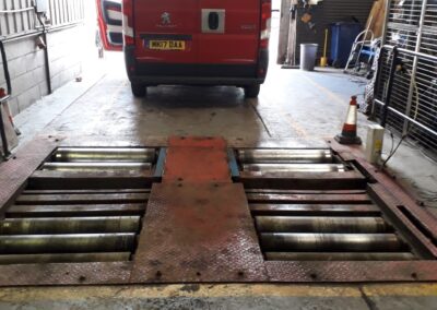 Rolling road repair work