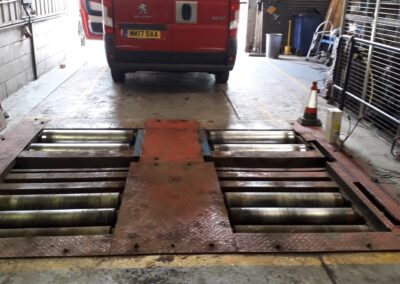 Rolling road repair work